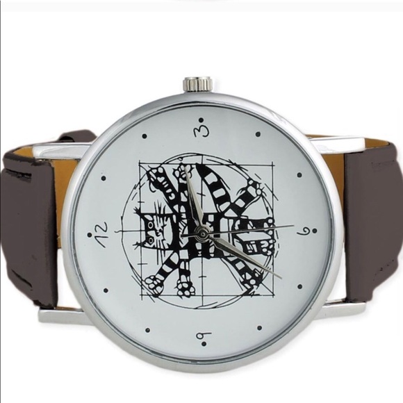 LAST 1! New! Da-Vinci Black Cat Novelty Watches - Picture 2 of 6